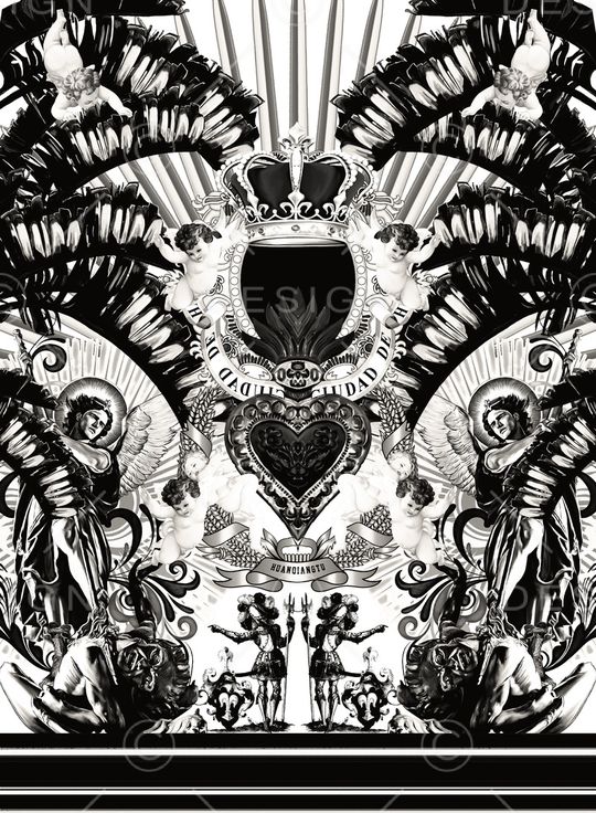 古典花纹印花华亿平台图片