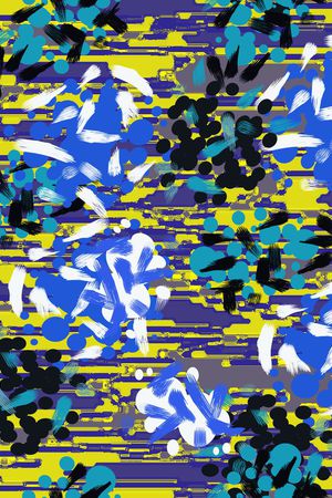 抽象印花华亿平台图片