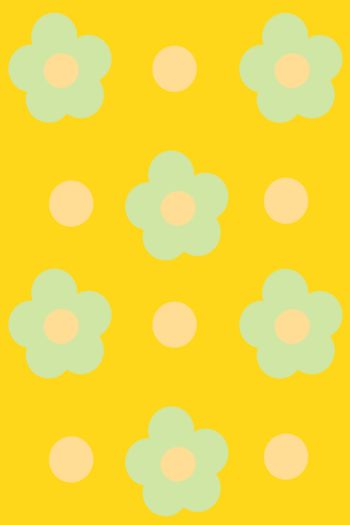 1220674-花与圆黄底