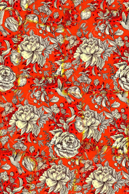 抽象印花华亿平台图片