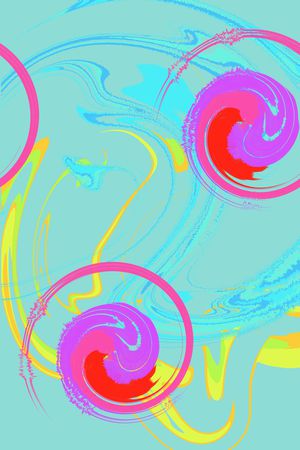 抽象幻想印花华亿平台图片