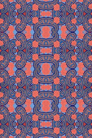 佩斯利印花华亿平台图片