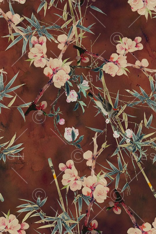 梅花印花华亿平台图片