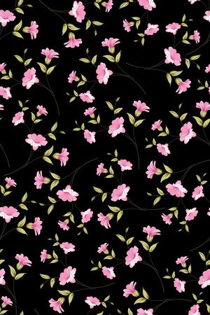 小碎花印花华亿平台图片