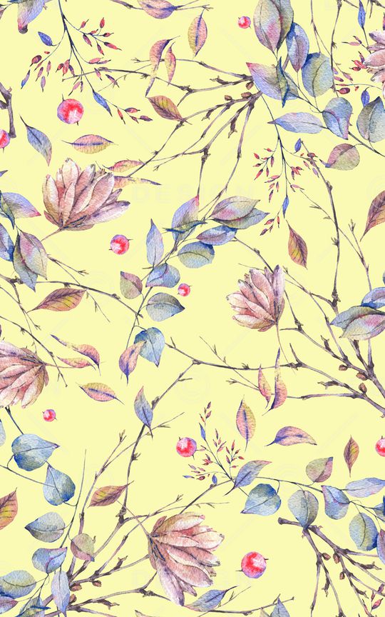 树枝印花华亿平台图片