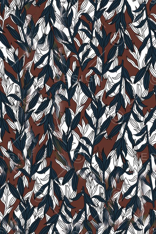 水彩花卉印花华亿平台图片