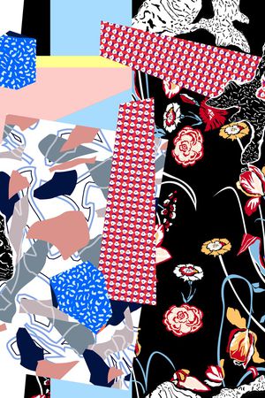 几何印花华亿平台图片