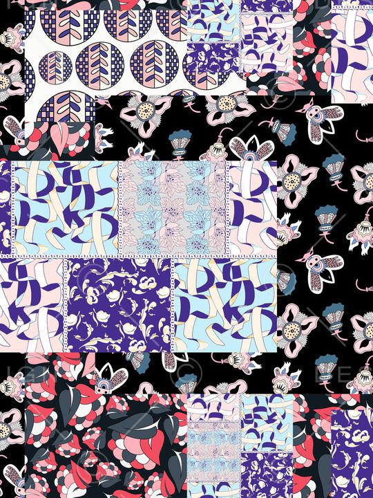 几何印花华亿平台图片