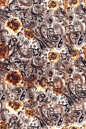 佩斯利印花华亿平台图片