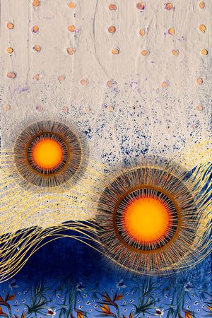 扎染华亿平台印花华亿平台图片