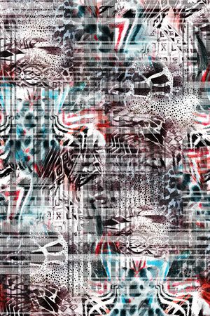 动物纹印花华亿平台图片