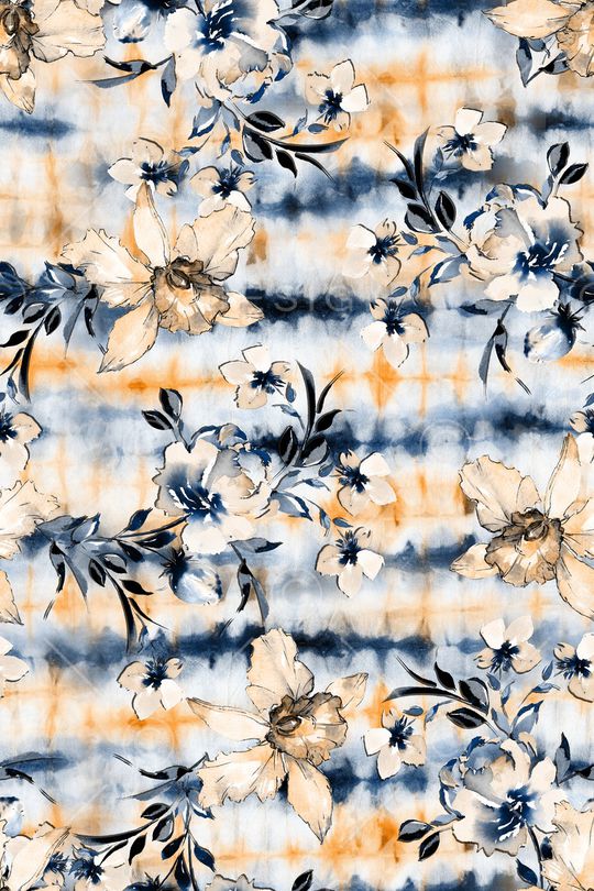 扎染华亿平台印花华亿平台图片