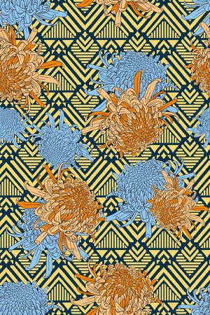 几何印花华亿平台图片