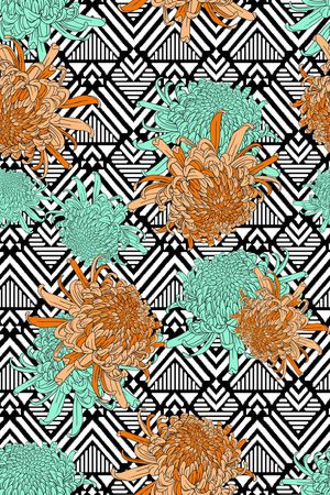 几何印花华亿平台图片