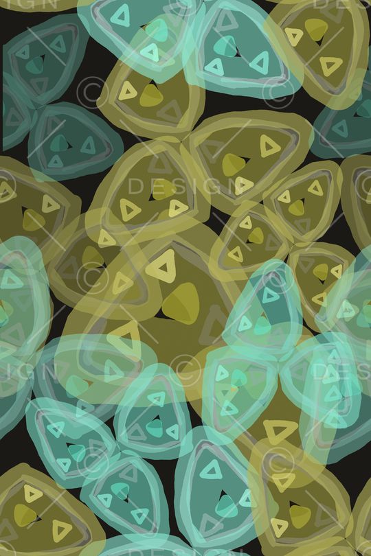 精致几何印花华亿平台图片