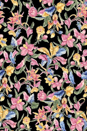 真丝印花华亿平台图片