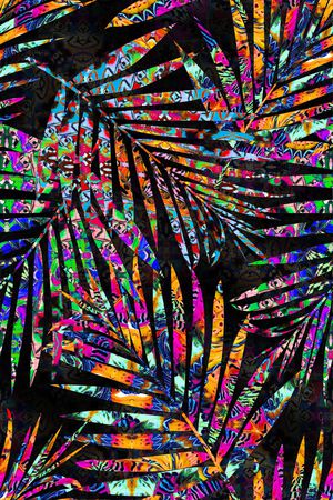 动物纹印花华亿平台图片