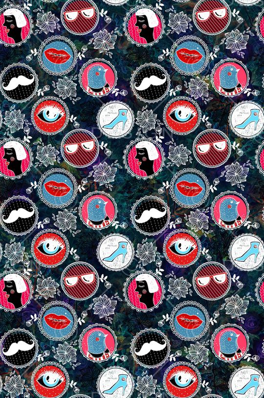 卡通印花华亿平台图片