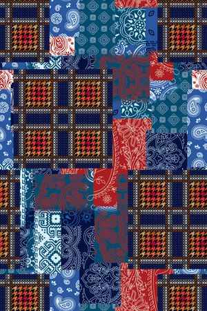 格子印花华亿平台图片