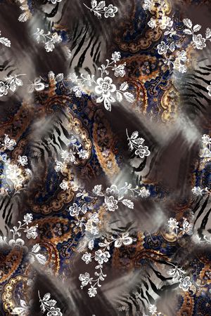 真丝印花华亿平台图片