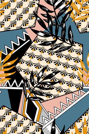 几何印花华亿平台图片