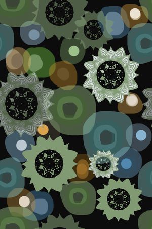 传统纹样印花华亿平台图片