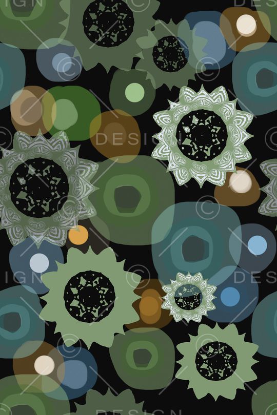 传统纹样印花华亿平台图片