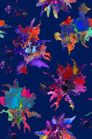 抽象印花华亿平台图片