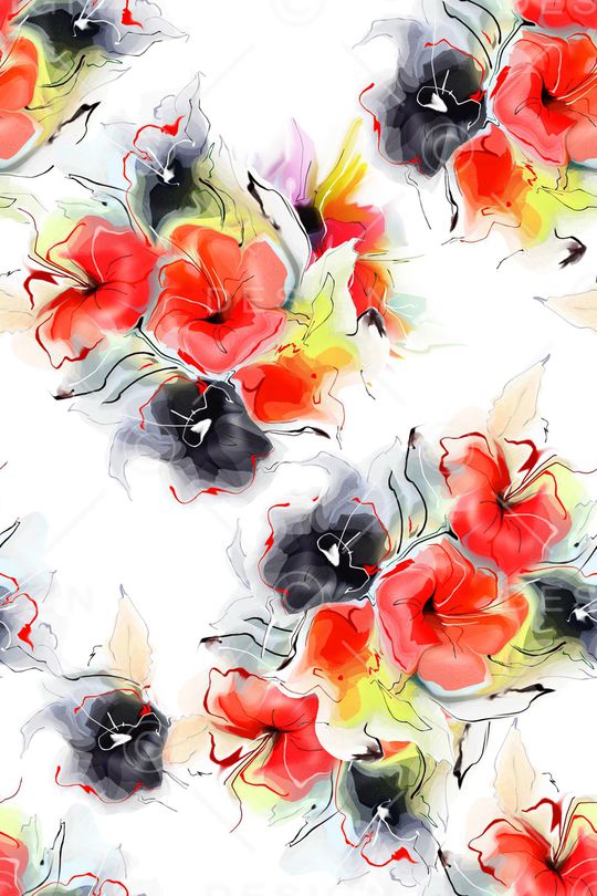 抽象印花华亿平台图片