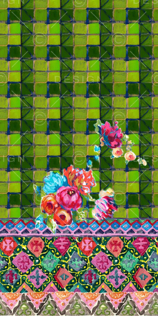 几何印花华亿平台图片