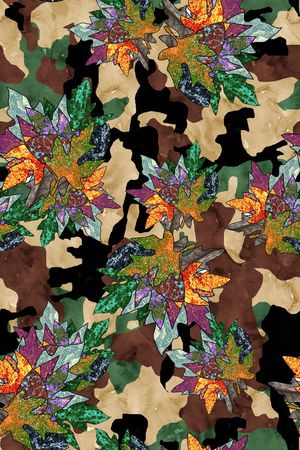 抽象印花华亿平台图片