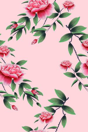 古典花纹印花华亿平台图片