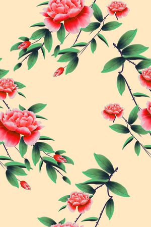 素雅印花华亿平台图片