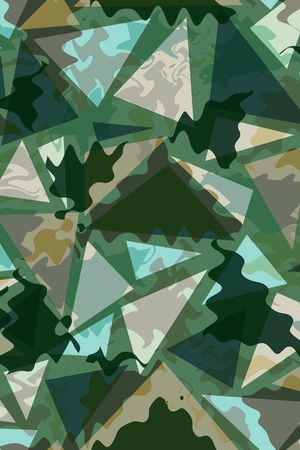 几何印花华亿平台图片