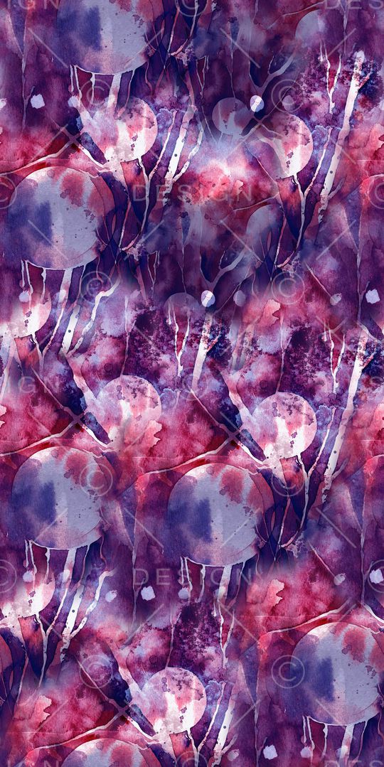 抽象花卉印花华亿平台图片