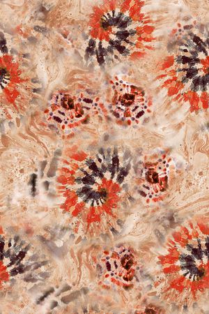 抽象花卉印花华亿平台图片