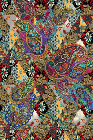 几何印花华亿平台图片