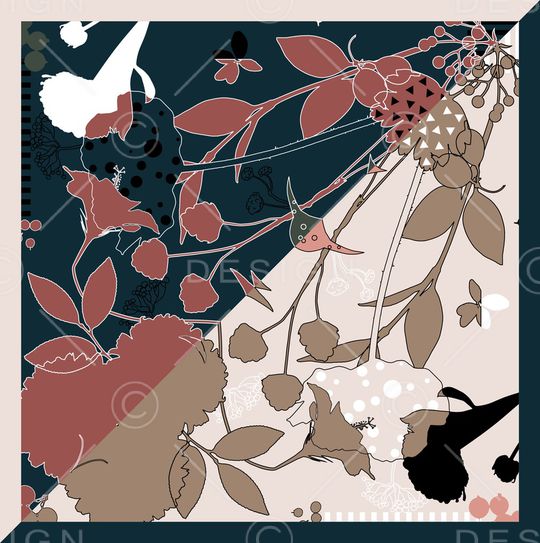 方巾印花华亿平台图片