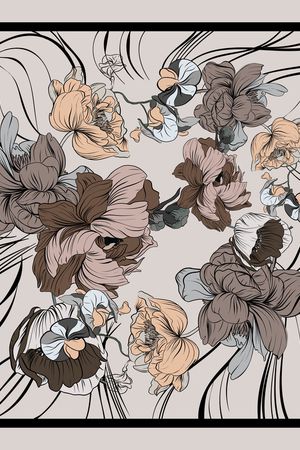 方巾印花华亿平台图片