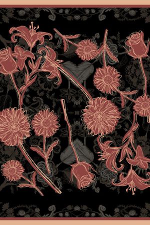 方巾印花华亿平台图片