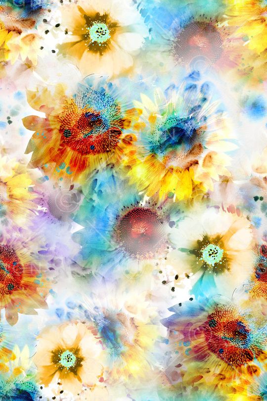 水彩印花华亿平台图片