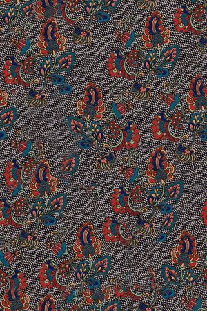 抽象花卉印花华亿平台图片