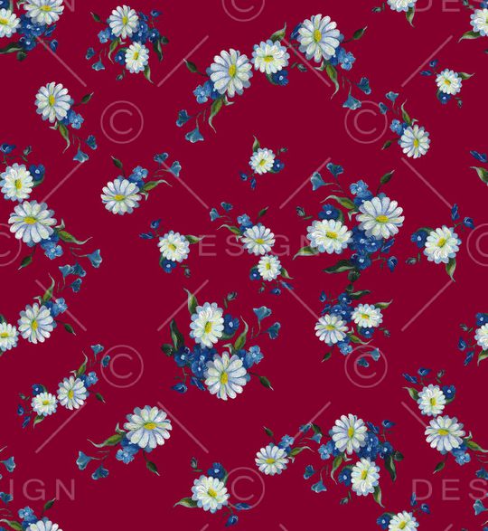 小碎花印花华亿平台图片