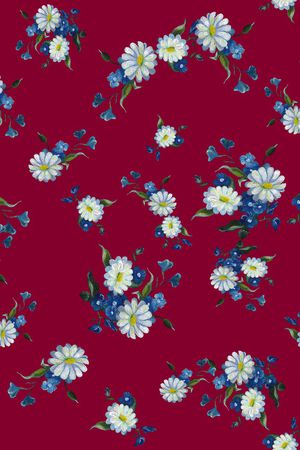 小碎花印花华亿平台图片