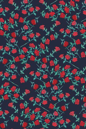 小碎花印花华亿平台图片