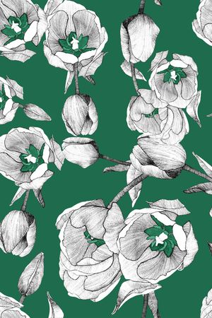 郁金香印花华亿平台图片