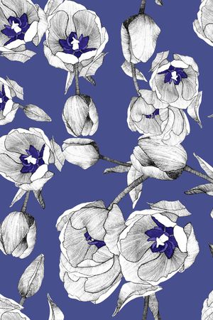 郁金香印花华亿平台图片