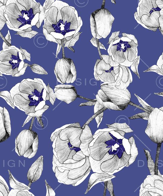 郁金香印花华亿平台图片