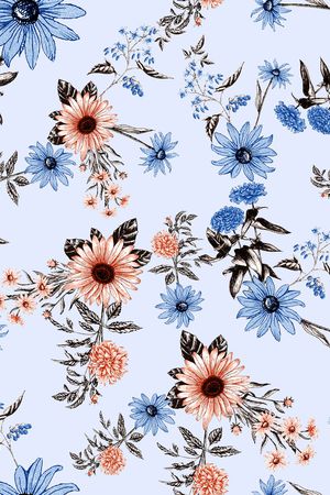 小碎花印花华亿平台图片