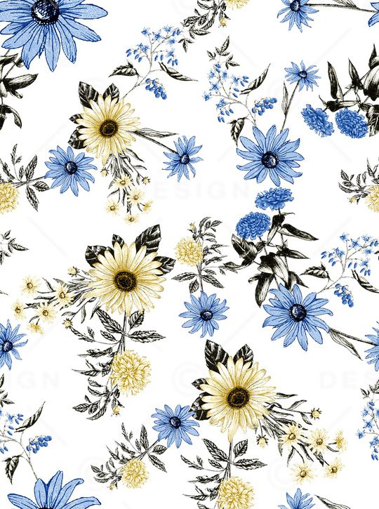 小碎花印花华亿平台图片